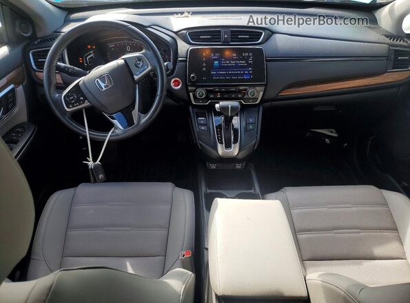 2HKRW2H88LH615253 2020 HONDA CR-V Синий Вид панели приборов