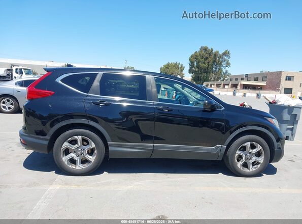 2HKRW2H89HH630447 2017 HONDA CR-V Black უკანა სალონის ხედი