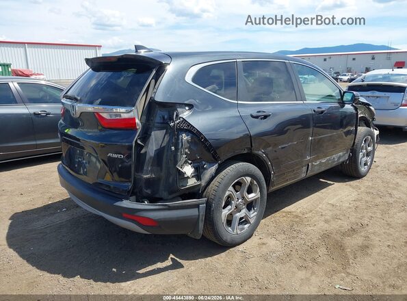 2HKRW2H89JH656813 2018 HONDA CR-V Gray Trasero derecho