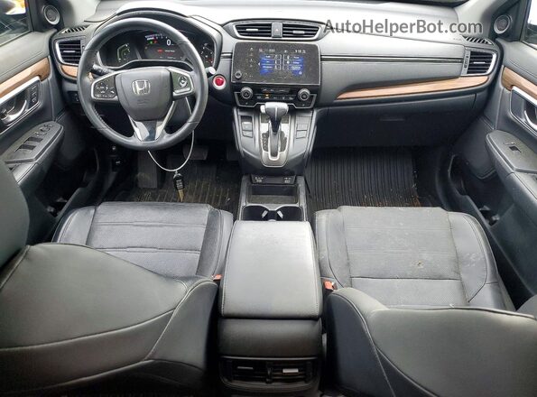 2HKRW2H89MH654709 2021 HONDA CR-V Blue Dashboard view