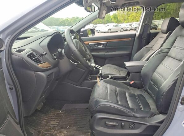 2HKRW2H89MH654709 2021 HONDA CR-V Blue Front interior view