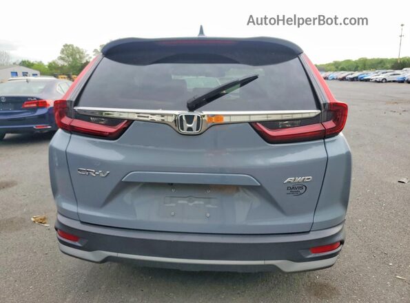 2HKRW2H89MH654709 2021 HONDA CR-V Blue Rear view