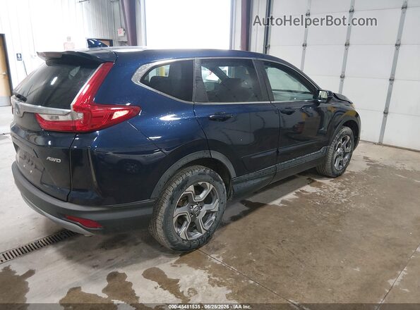 2HKRW2H8XHH649685 2017 HONDA CR-V Blue Trasero derecho