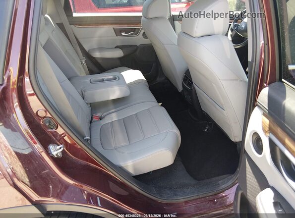 2HKRW2H91HH680896 2017 HONDA CR-V Burgundy VIN კოდის სტიკერის ხედი