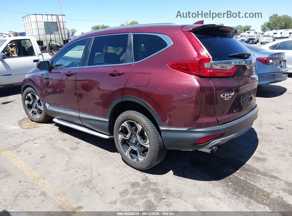 2HKRW2H91HH680896 2017 HONDA CR-V Burgundy უკანა მარცხენა