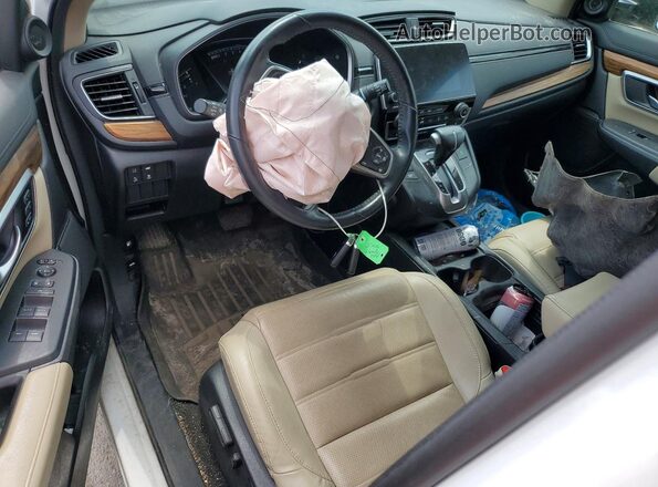 2HKRW2H91KH648151 2019 HONDA CR-V White Dashboard view