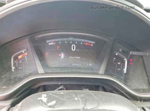 2HKRW2H91KH648151 2019 HONDA CR-V White Instrument cluster view