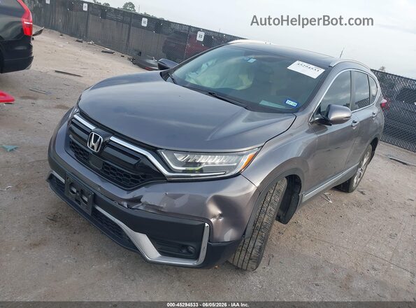 2HKRW2H91MH604136 2021 HONDA CR-V Gray Front left