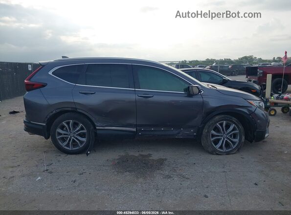 2HKRW2H91MH604136 2021 HONDA CR-V Gray Rear interior view