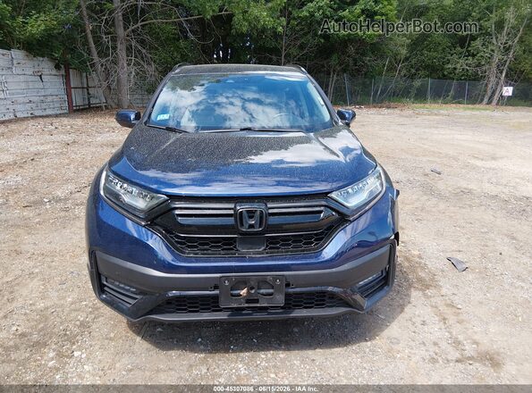 2HKRW2H91NH635811 2022 HONDA CR-V Blue Вид задньої частини салону