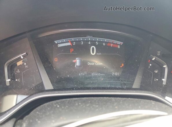 2HKRW2H92MH648565 2021 HONDA CR-V Blue Widok zestawu wskaźników
