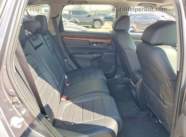 2HKRW2H92MH648565 2021 HONDA CR-V Blue Widok wnętrza z tyłu