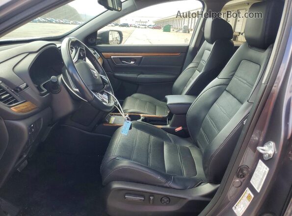 2HKRW2H92MH648565 2021 HONDA CR-V Blue Widok wnętrza z przodu