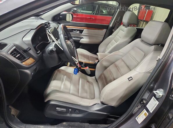 2HKRW2H92MH650784 2021 HONDA CR-V Серый Вид салона спереди