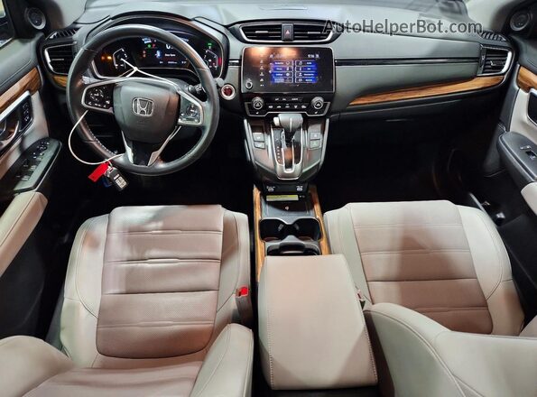 2HKRW2H92MH650784 2021 HONDA CR-V Серый Вид панели приборов