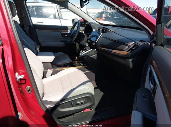 2HKRW2H92MH672705 2021 HONDA CR-V Red Вид салону спереду
