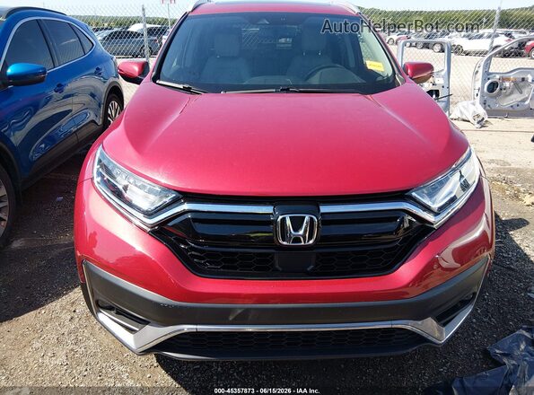 2HKRW2H92MH672705 2021 HONDA CR-V Red Вид щитка приладів