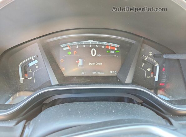 2HKRW2H93LH633779 2020 HONDA CR-V Red Widok zestawu wskaźników