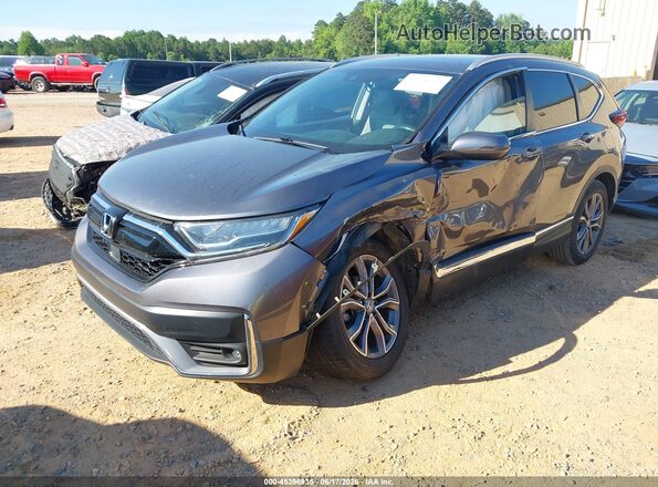2HKRW2H94MH641732 2021 HONDA CR-V Gray Առջևի ձախ երեք քառորդ տեսարան