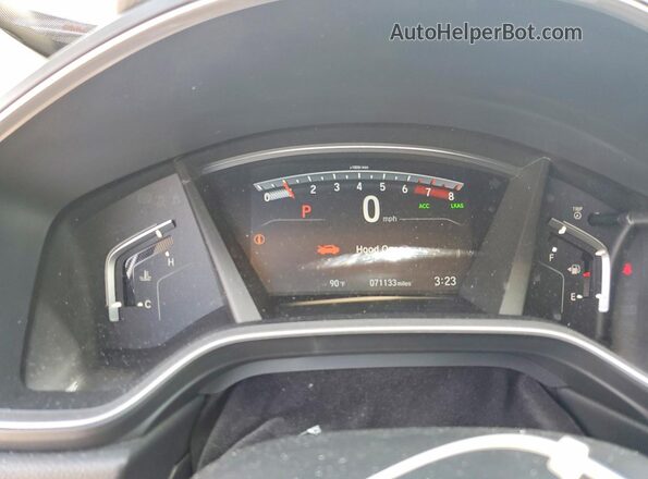 2HKRW2H95LH608706 2020 HONDA CR-V White Вид щитка приладів
