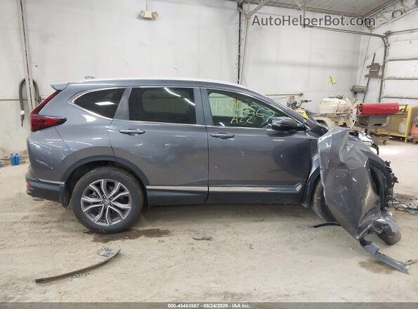 2HKRW2H96NH653298 2022 HONDA CR-V Gray Rear interior view