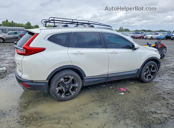 2HKRW2H97JH637573 2018 HONDA CR-V White Trasero derecho
