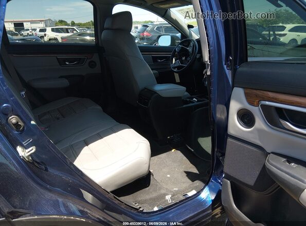 2HKRW2H97KH606809 2019 HONDA CR-V Blue VIN կոդի պիտակի տեսք