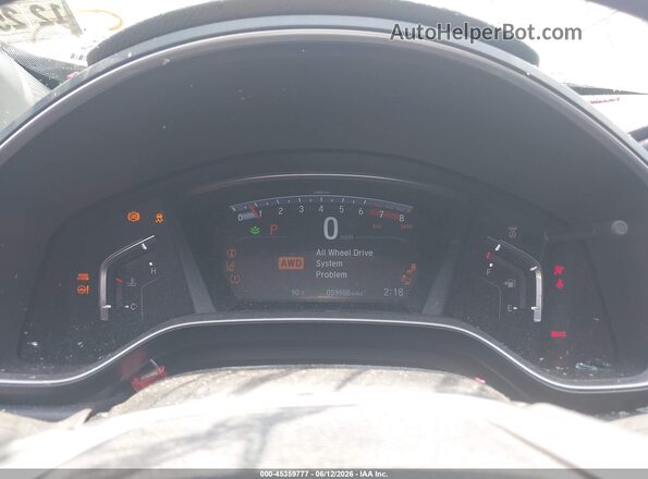 2HKRW2H97LH635034 2020 HONDA CR-V Silver უკანა სავარძლების ხედი