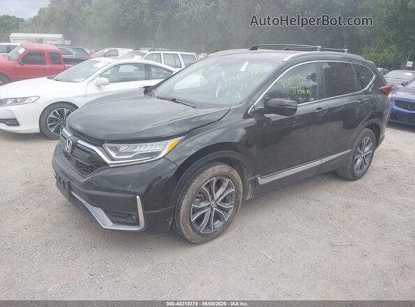 2HKRW2H97MH640378 2021 HONDA CR-V Черный Передняя левая четверть