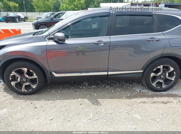 2HKRW2H98JH652227 2018 HONDA CR-V Gray Панорамний вид салону 360°
