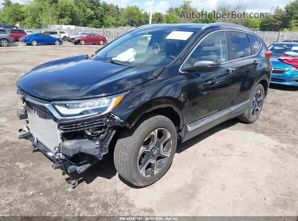 2HKRW2H98KH628897 2019 HONDA CR-V Black Առջևի ձախ երեք քառորդ տեսարան