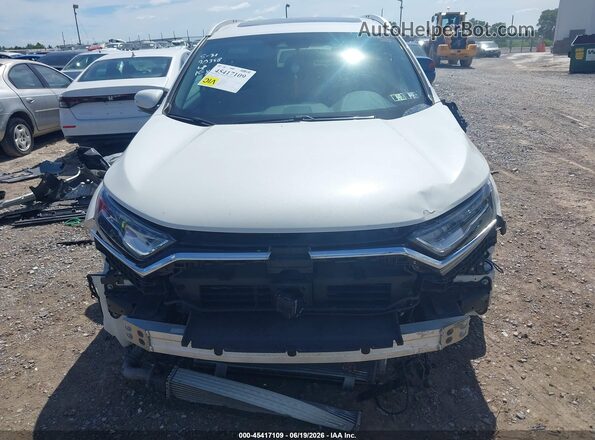 2HKRW2H98NH671575 2022 HONDA CR-V White ხელსაწყოთა პანელის ხედი