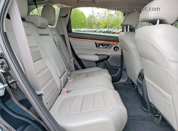 2HKRW2H99LH670545 2020 HONDA CR-V Black Widok wnętrza z tyłu