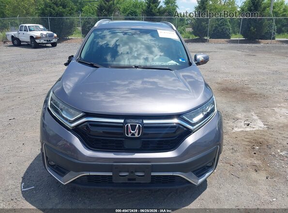 2HKRW2H99MH637398 2021 HONDA CR-V Gray Widok zestawu wskaźników