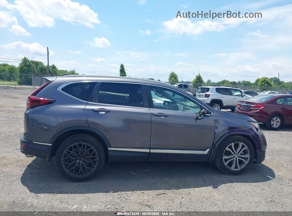2HKRW2H99MH637398 2021 HONDA CR-V Gray Widok wnętrza z tyłu