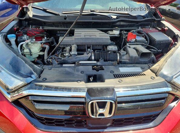 2HKRW2H9XMH650452 2021 HONDA CR-V Красный Вид задней части салона