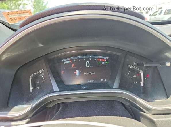 2HKRW2H9XMH650452 2021 HONDA CR-V Красный Вид щитка приборов
