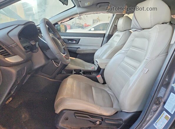 2HKRW6H39HH220114 2017 HONDA CR-V Gray Front interior view