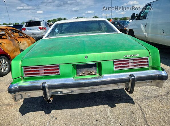 2L57N6P123360 1976 PONTIAC CATALINA Green უკანა ხედი