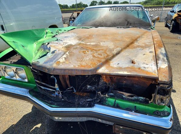2L57N6P123360 1976 PONTIAC CATALINA Green უკანა სალონის ხედი