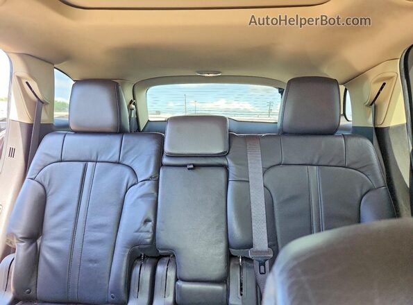 2LMHJ5AT1KBL01593 2019 LINCOLN MKT Black უკანა სავარძლების ხედი