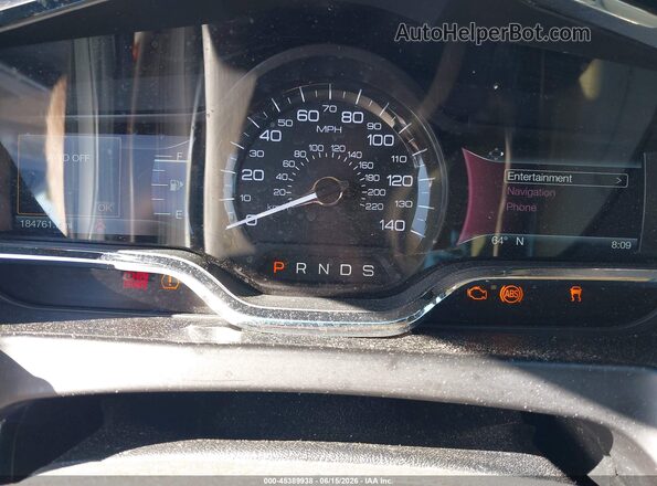 2LMHJ5AT4KBL00793 2019 LINCOLN MKT Blue უკანა სავარძლების ხედი