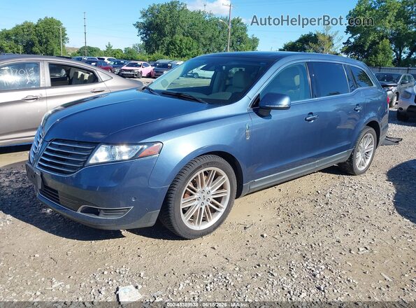 2LMHJ5AT4KBL00793 2019 LINCOLN MKT Blue წინა მარცხენა ხედი სამი მეოთხედიდან