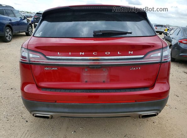 2LMPJ6J90LBL21356 2020 LINCOLN NAUTILUS Red Вид ззаду