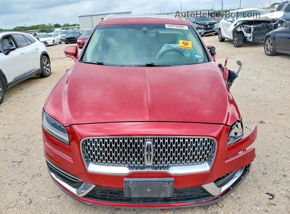 2LMPJ6J90LBL21356 2020 LINCOLN NAUTILUS Red Вид спереду