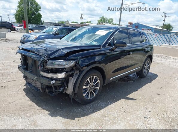 2LMPJ6J93PBL05691 2023 LINCOLN NAUTILUS Black Առջևի ձախ երեք քառորդ տեսարան