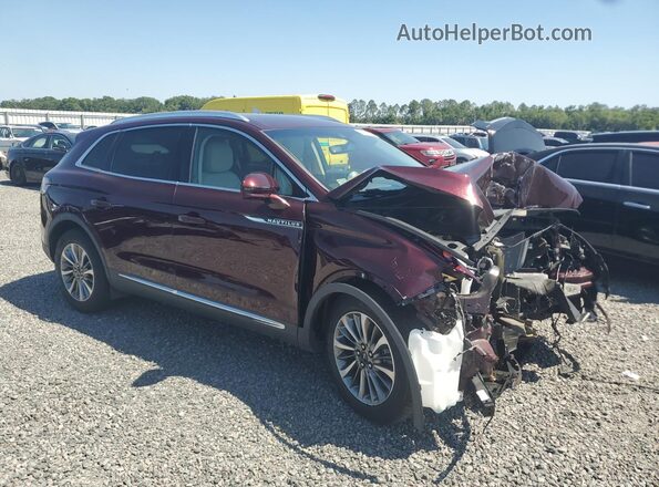 2LMPJ6J98LBL09214 2020 LINCOLN NAUTILUS Burgundy Delantero derecho