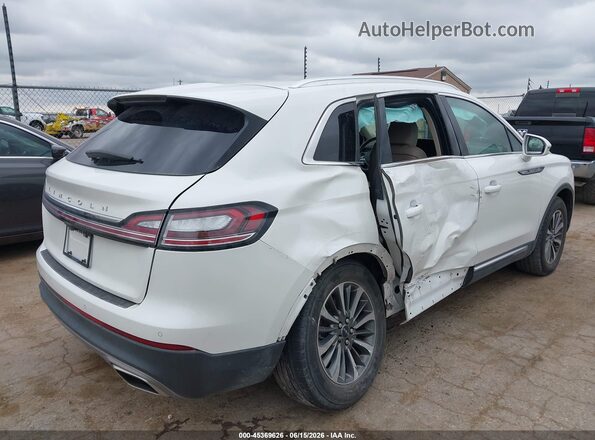 2LMPJ6J99NBL26297 2022 LINCOLN NAUTILUS White Задня права чверть