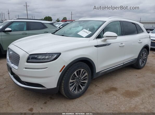 2LMPJ6J99NBL26297 2022 LINCOLN NAUTILUS White Передня ліва чверть