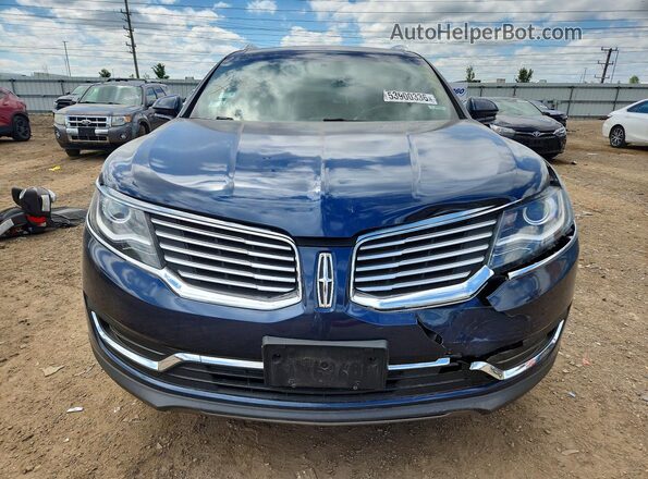 2LMPJ6JR1HBL50193 2017 LINCOLN MKX Blue Вид спереду